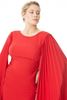 Picture of CREPE OPEN SLEEVE PARTY DRESS